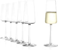 Stolzle Lausitz Champagne Glasses Power Set for Sparkling Wine