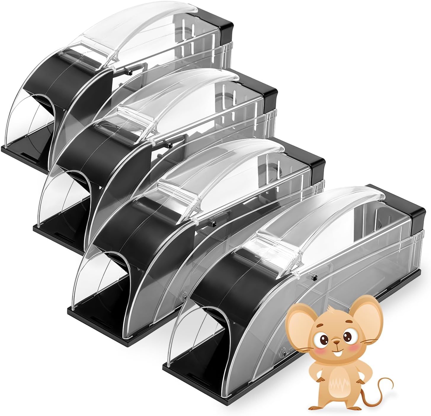 VEEYOO Humane Mouse Trap Indoor - Reusable & Handle Design