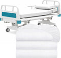 White Classic Fitted Hospital Bed Sheets Set of 3 - Soft 200 TC Fitted