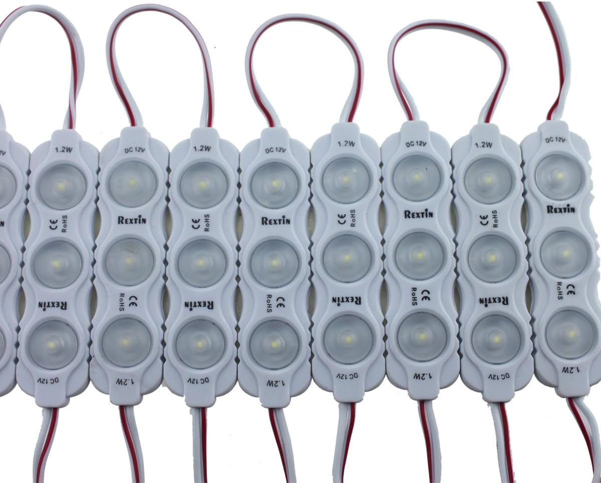 REXTiN Super Bright 200pcs 2835 LED Module for Sign Lighting