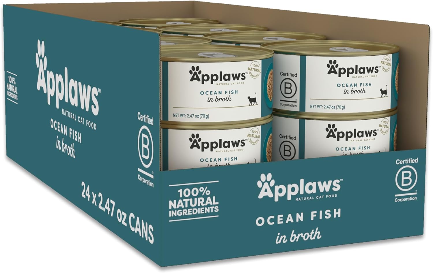 Applaws Natural Wet Cat Food, Limited Ingredient Ocean Fish