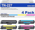 TN227 TN223 High Yield Toner Cartridge 4 Pack - Reliable Replacement