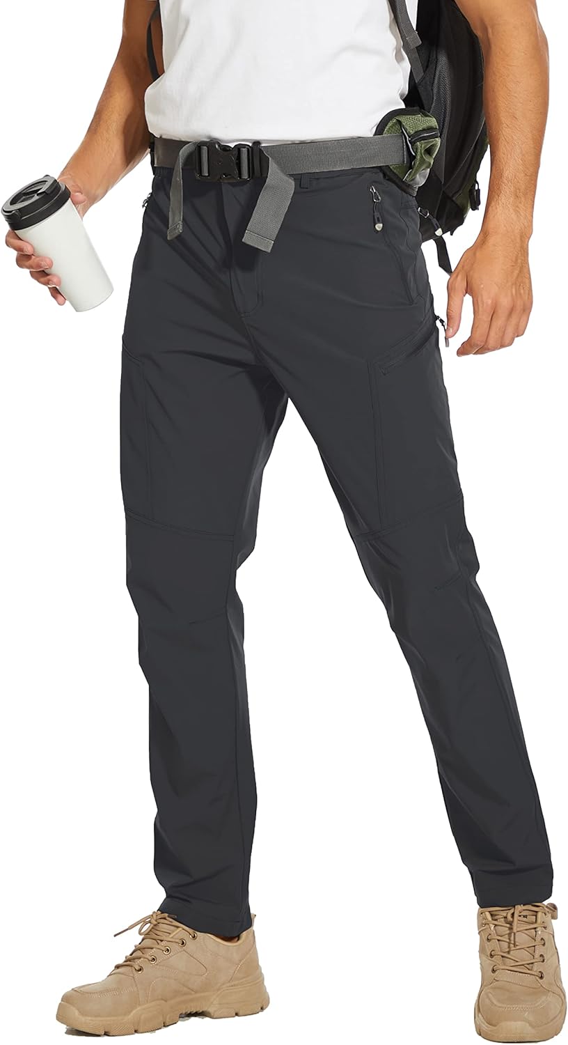 Arunlluta Hiking Pants for Men - Lightweight Quick Dry Travel Wear