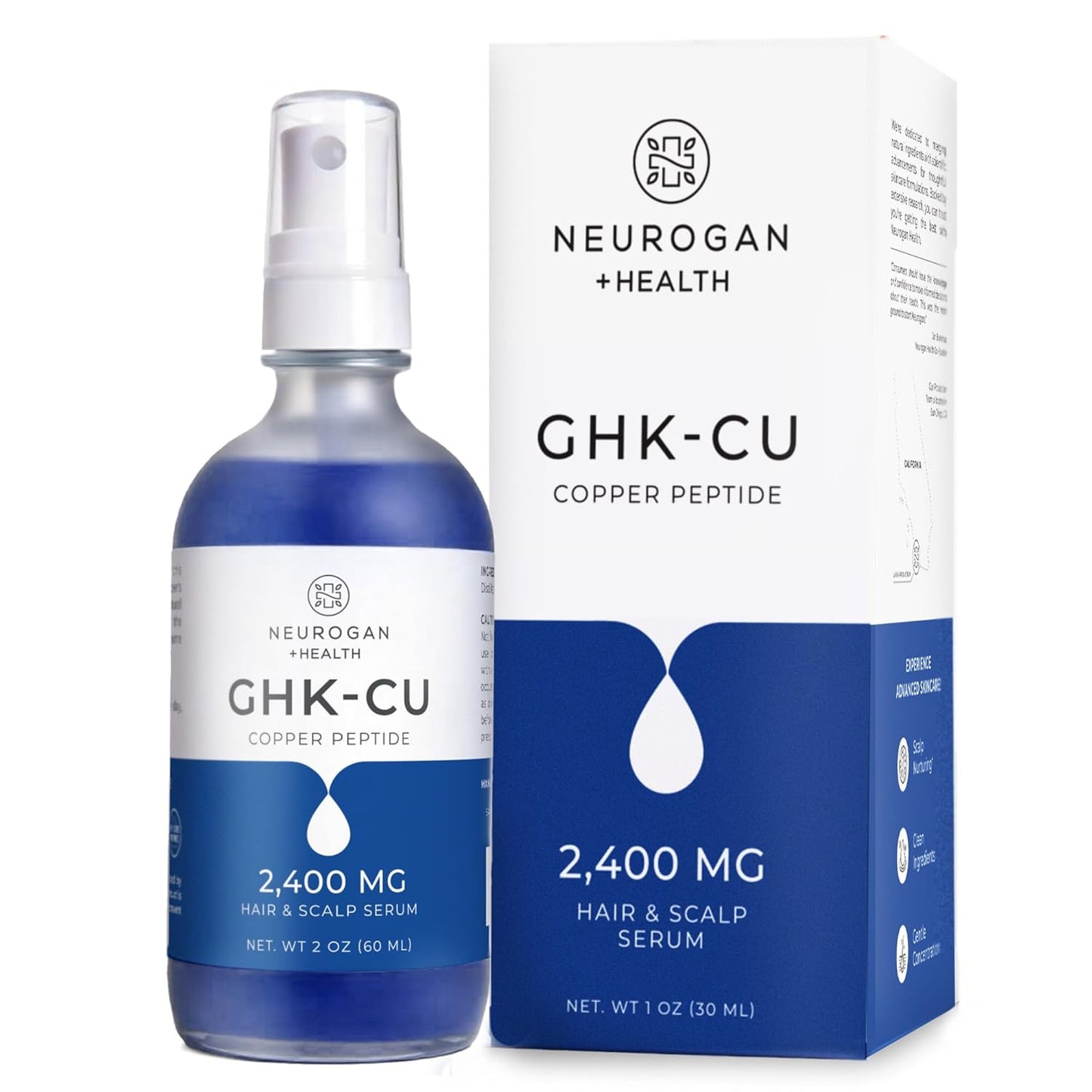 Neurogan GHK-Cu Copper Peptide Hair & Scalp Serum for All Types