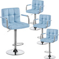 Adjustable Swivel Bar Stools Set of 4 for Modern Home Decor