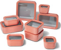 Caraway 22pc Glass Food Storage Set - Compact Stackable Design