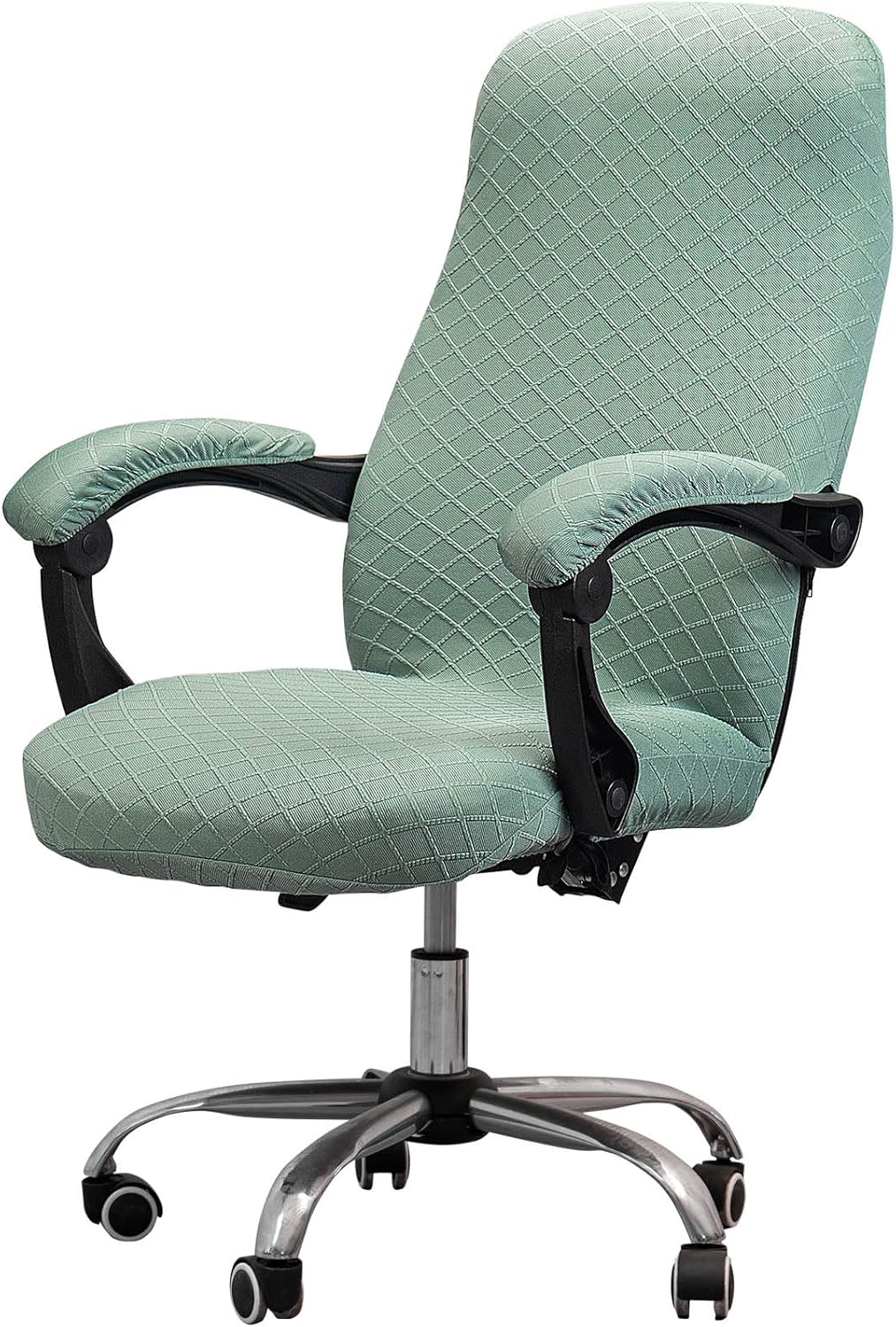 Universal Stretch Office Chair Cover - Armrests Included!