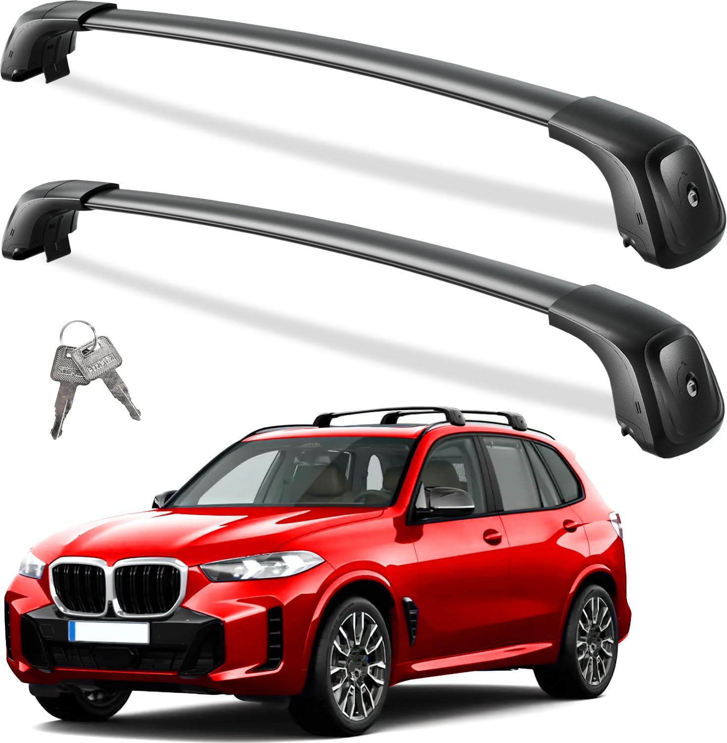 Lockable Roof Rack Cross Bars for BMW X5 G05 2019-2025