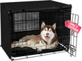 48 Inch Dog Crate Cover for Large Wire Crate - Cozy, Windproof Cover