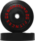 Olympic Bumper Plates Set - Virgin Rubber 2in Hole, Multi Weight