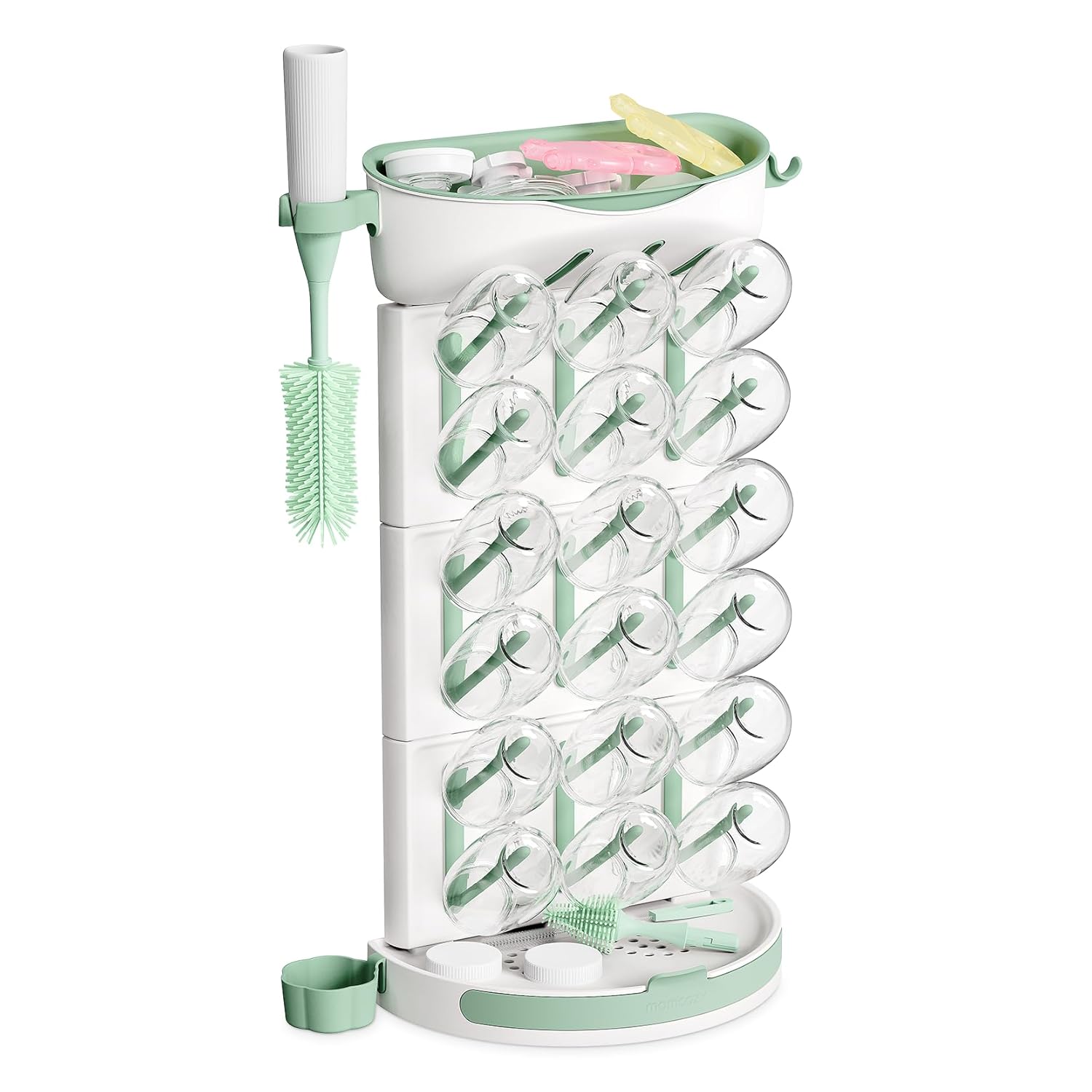 Momcozy Vertical Bottle Rack: Space-Saving, 18-Bottle Capacity