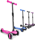 6KU Scooter for Kids Ages 3-10 with Flash Wheels - Adjustable 4