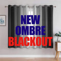 G2000 Blackout Curtains with Ombre Design for Stylish Rooms