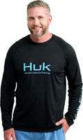 Men's Pursuit Pattern Crew Sleeve Performance Shirt - UPF 50 Comfort