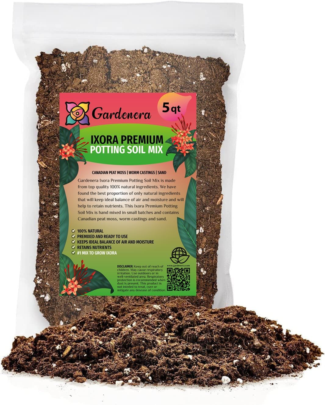 Premium Ixora Plant Soil Mix for Vibrant Blooms and Growth
