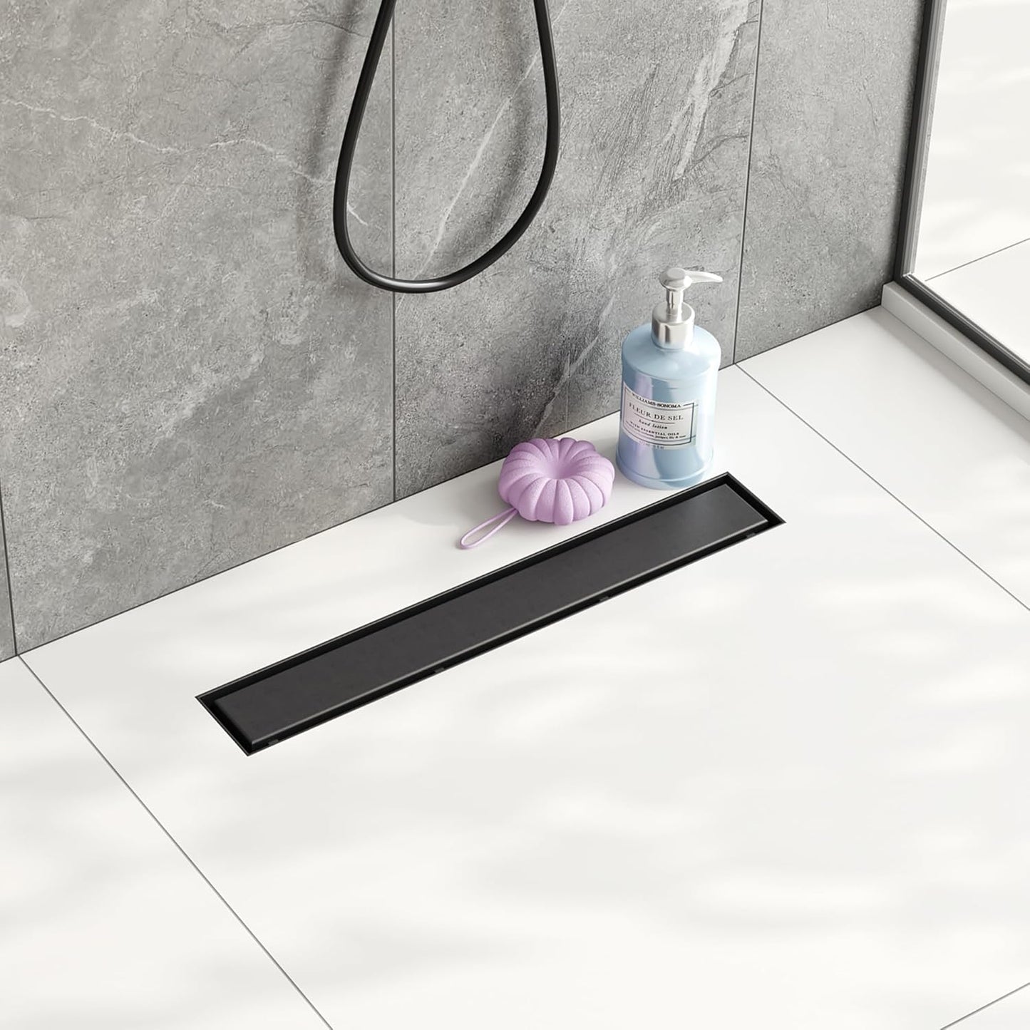 Neodrain 18-Inch Linear Shower Drain with Adjustable Feet
