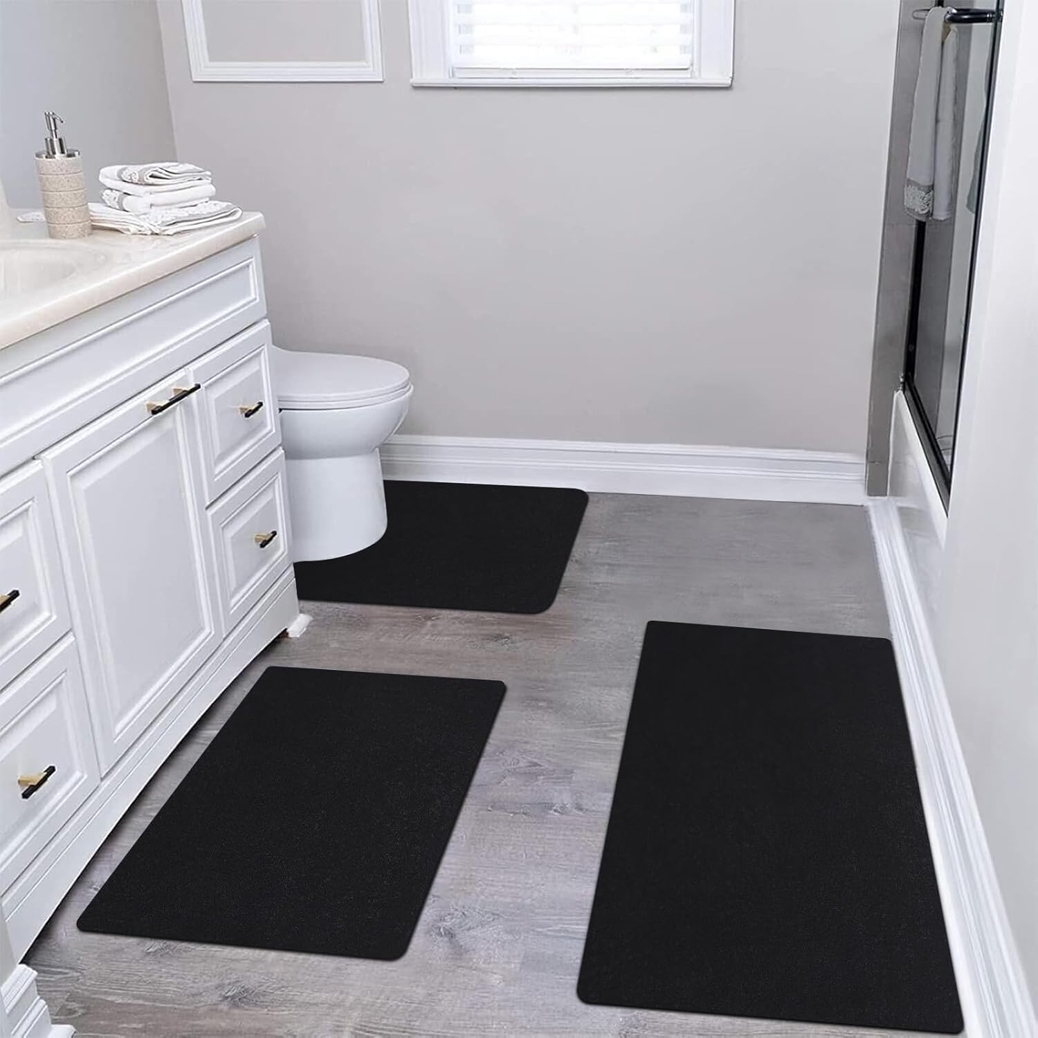 Diatomaceous Earth Bath Mat Set for Quick Drying and Comfort