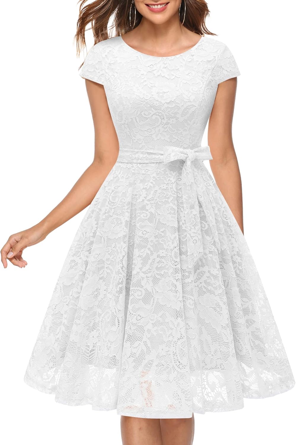MUADRESS Women's Lace Cocktail Wedding Party Dress Review