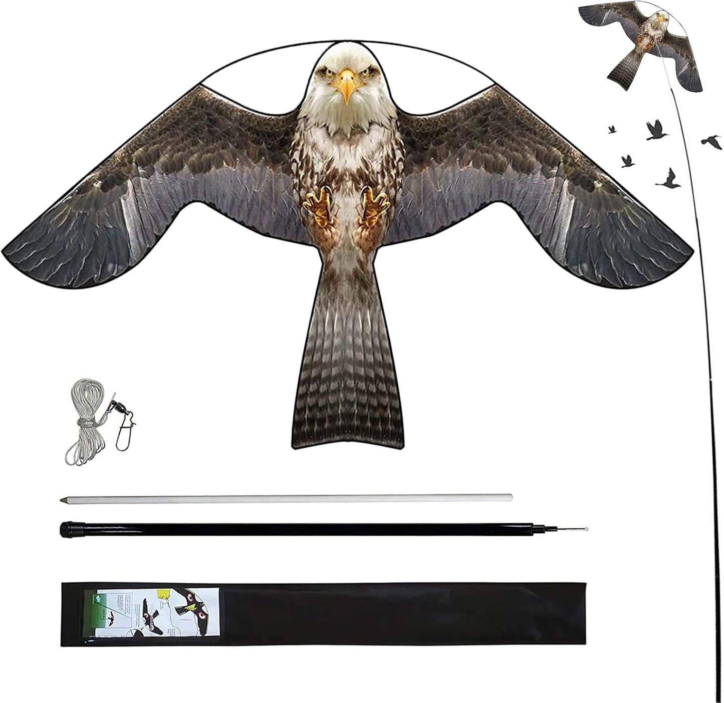 Bird Hawk Flying Kite for Effective Bird Scaring and Protection