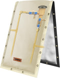 Backflow Preventer Insulation Cover 3-Way Opening - Winter Protection
