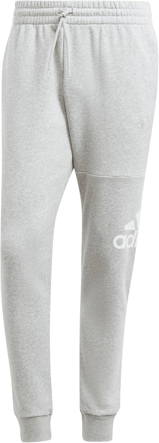 Adidas Men's Essentials Fleece Tapered Cuff Big Logo Pants Review