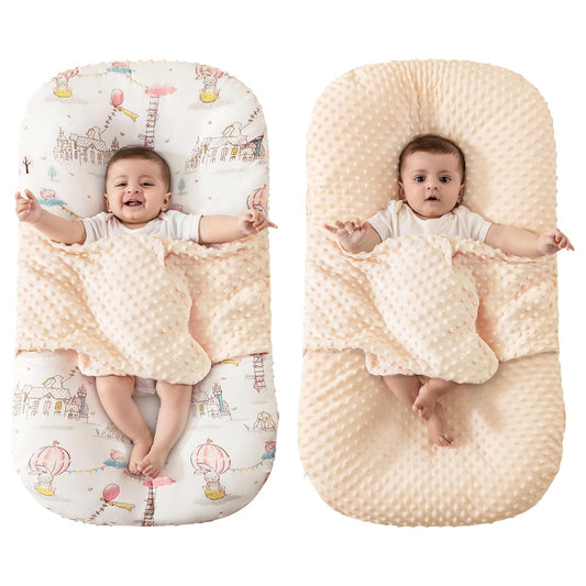 BRUNEES Baby Lounger: Soft & Breathable Nest