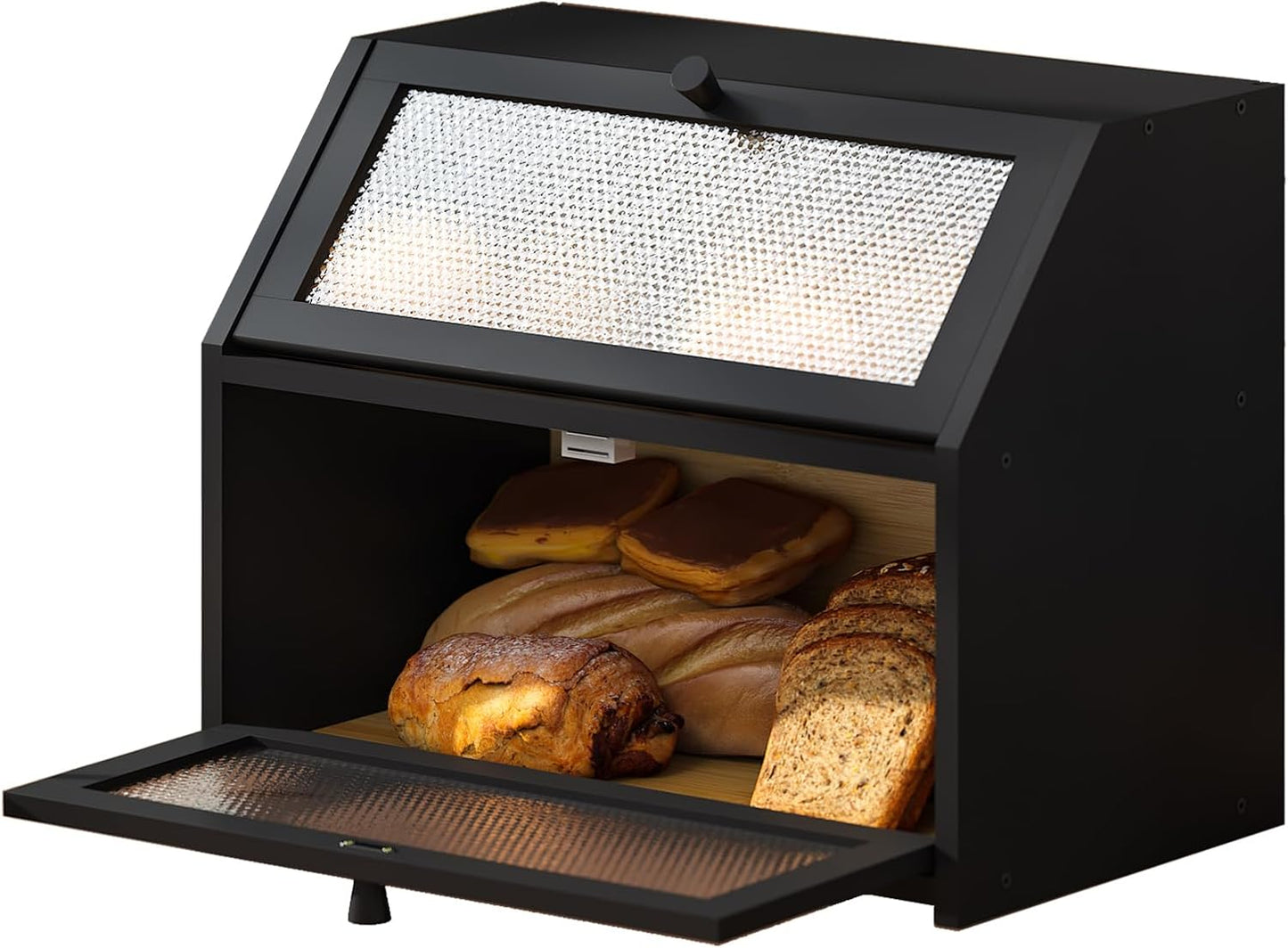 Extra Large Capacity Bread Box for Kitchen Countertop Storage