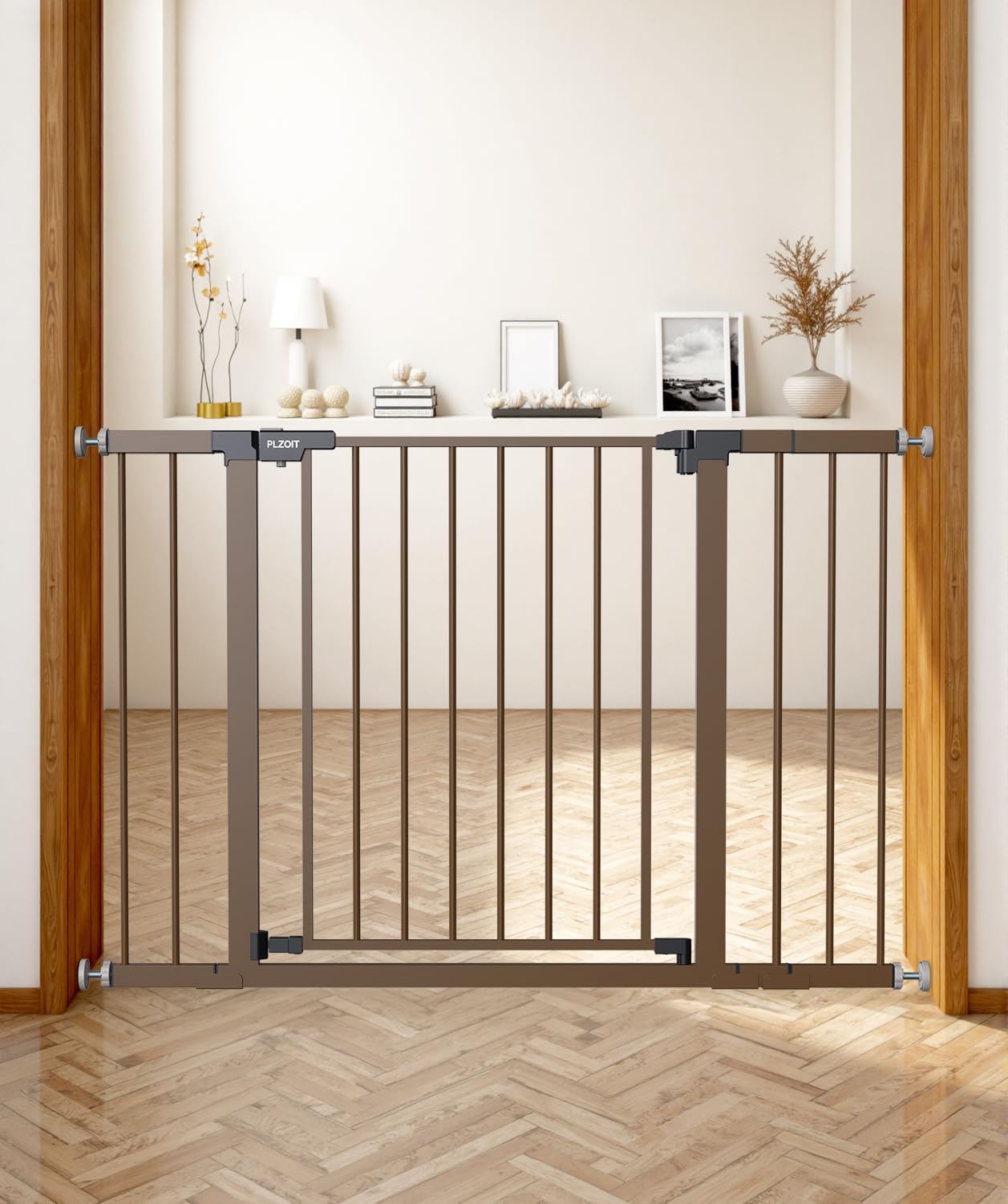 Extra Wide Baby Gate for Stairs - Safe and Durable Metal Design