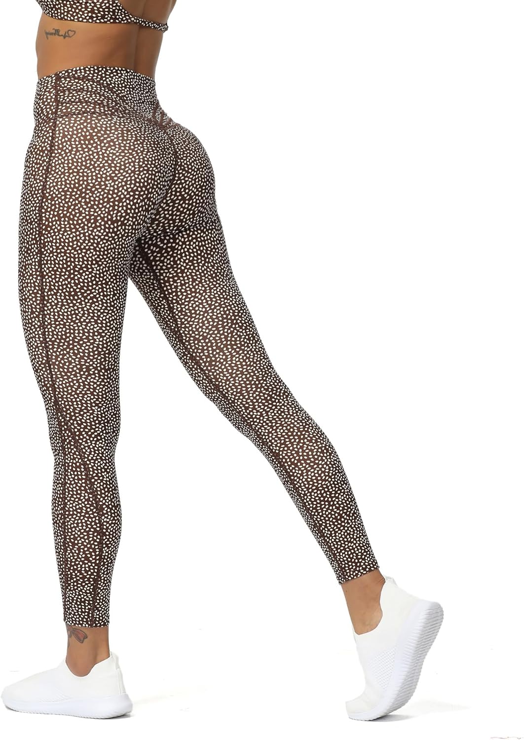 Aoxjox High Waisted Workout Leggings for Women - Trinity Yoga Pants