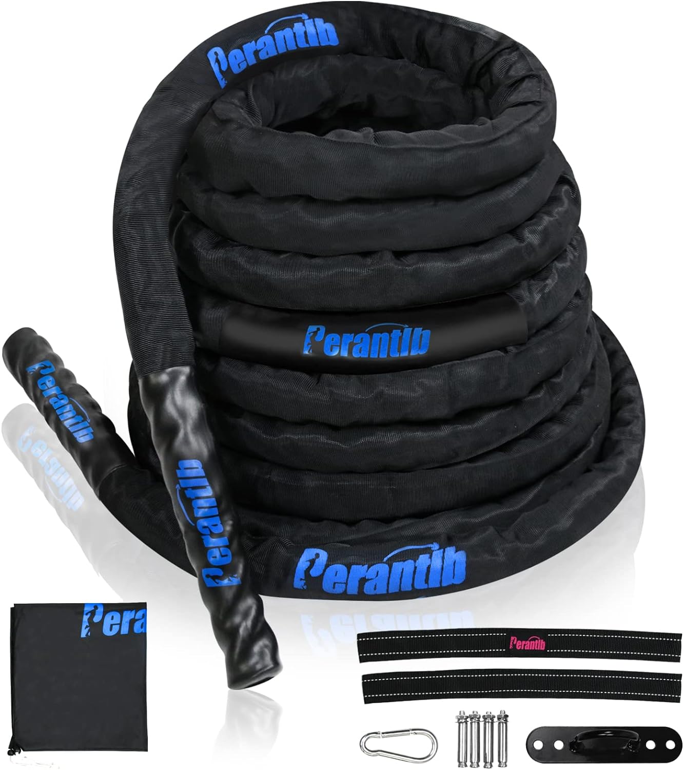 Perantlb Battle Rope for Strength Training and Home Fitness