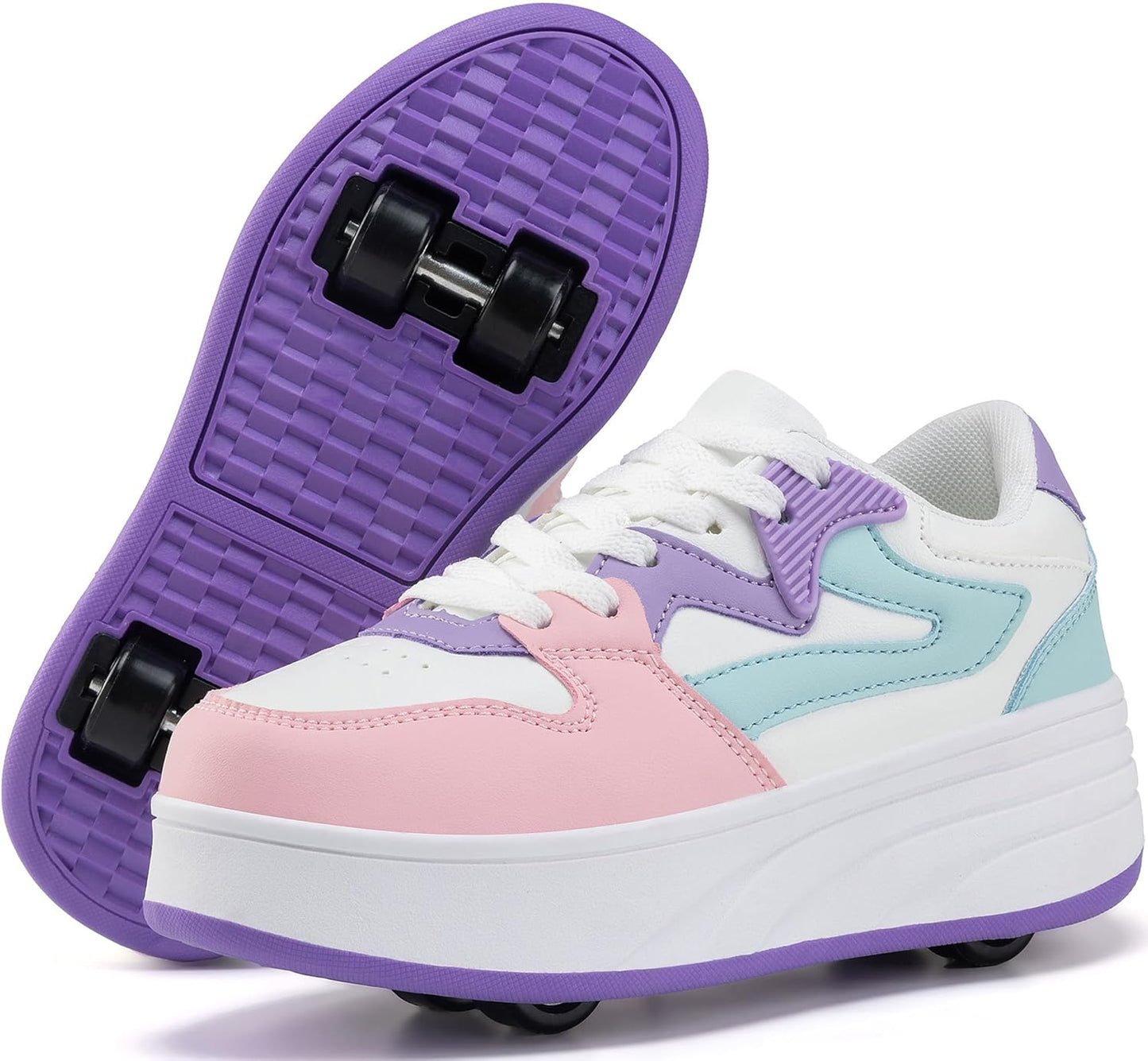Roller Skate Shoes for Kids with Detachable Wheels for Fun