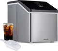 Newair Silver Countertop Ice Maker Machine - Clear Cubes Fast