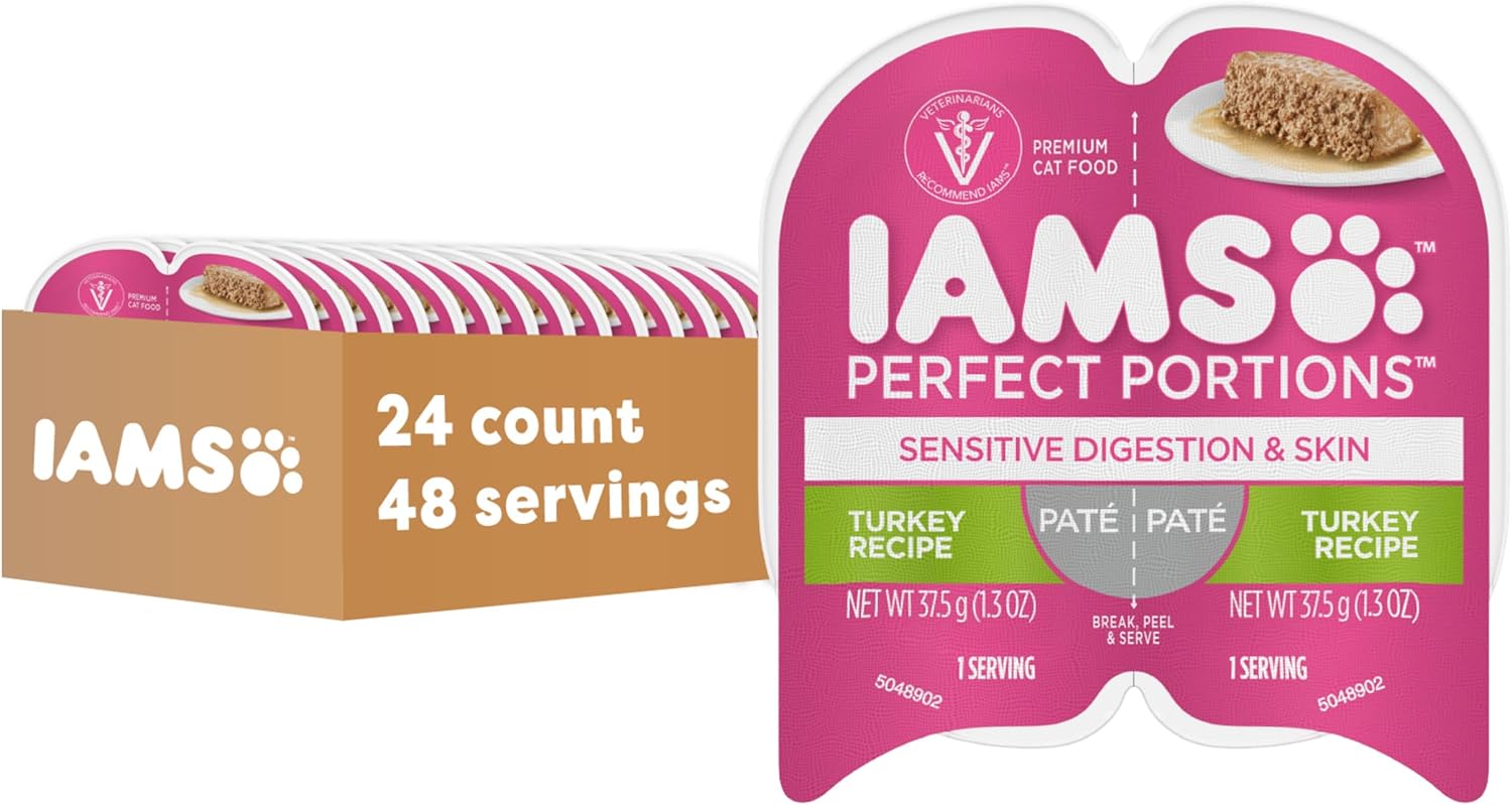 IAMS Perfect Portions Sensitive Digestion Wet Cat Food Pate