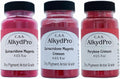 Crimson Pigment Set for Artists - Dry Powder, 4 Fl Oz, Pack of 3