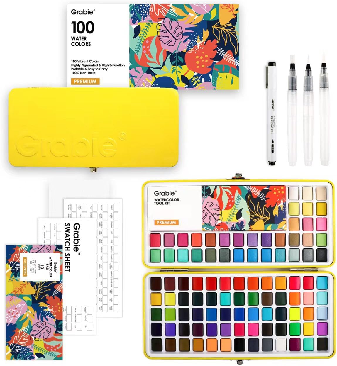 Grabie 100 Colors Premium All-In-One Watercolor Paint Set Review