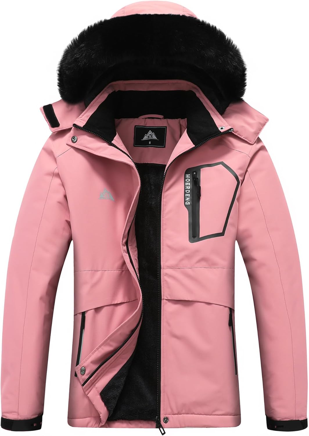 MOERDENG Women's Waterproof Ski Jacket - Stay Warm & Dry!