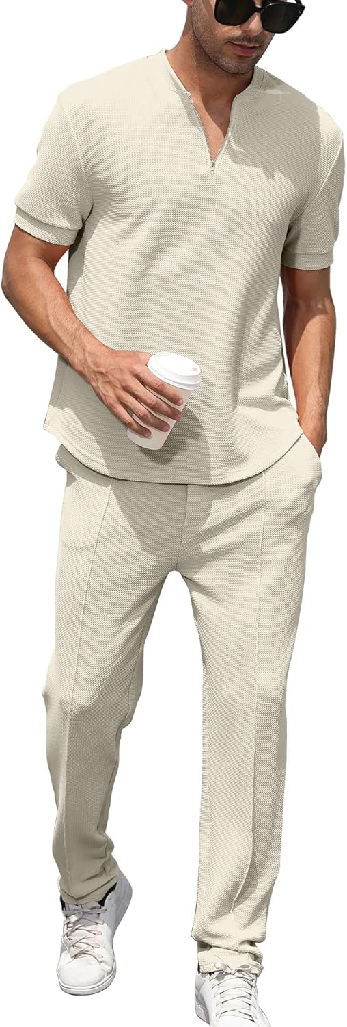 Fashion Men's Tracksuits 2 Piece Set for Casual Athletic Wear