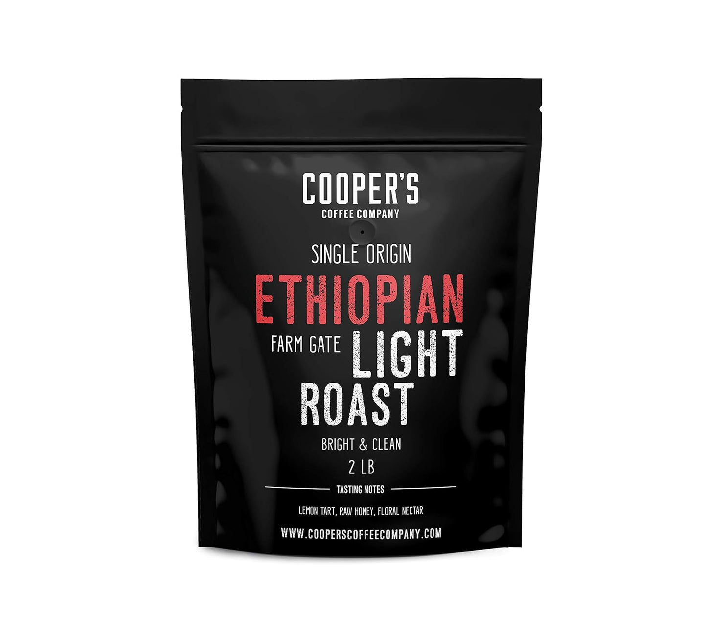 Cooper's Cask Ethiopian Light Roast Coffee - 2lb Bag