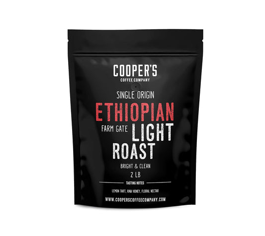 Cooper's Cask Ethiopian Light Roast Coffee - 2lb Bag