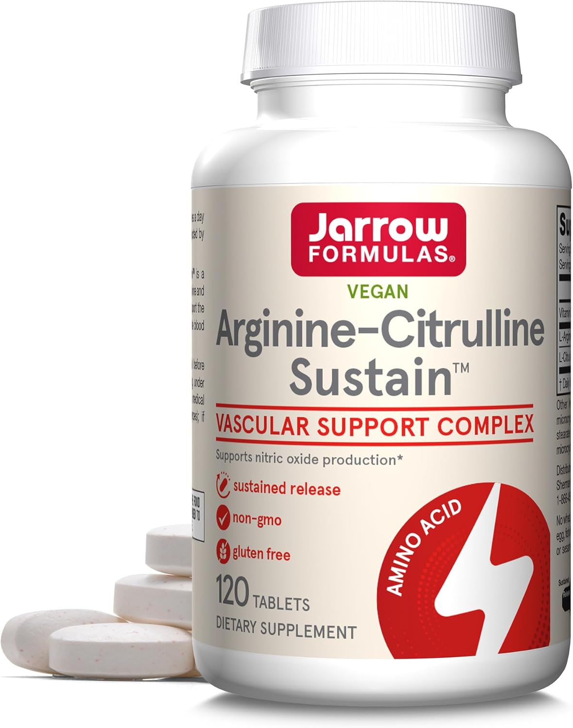 Jarrow Formulas Arginine-Citrulline Sustain for Men's Health