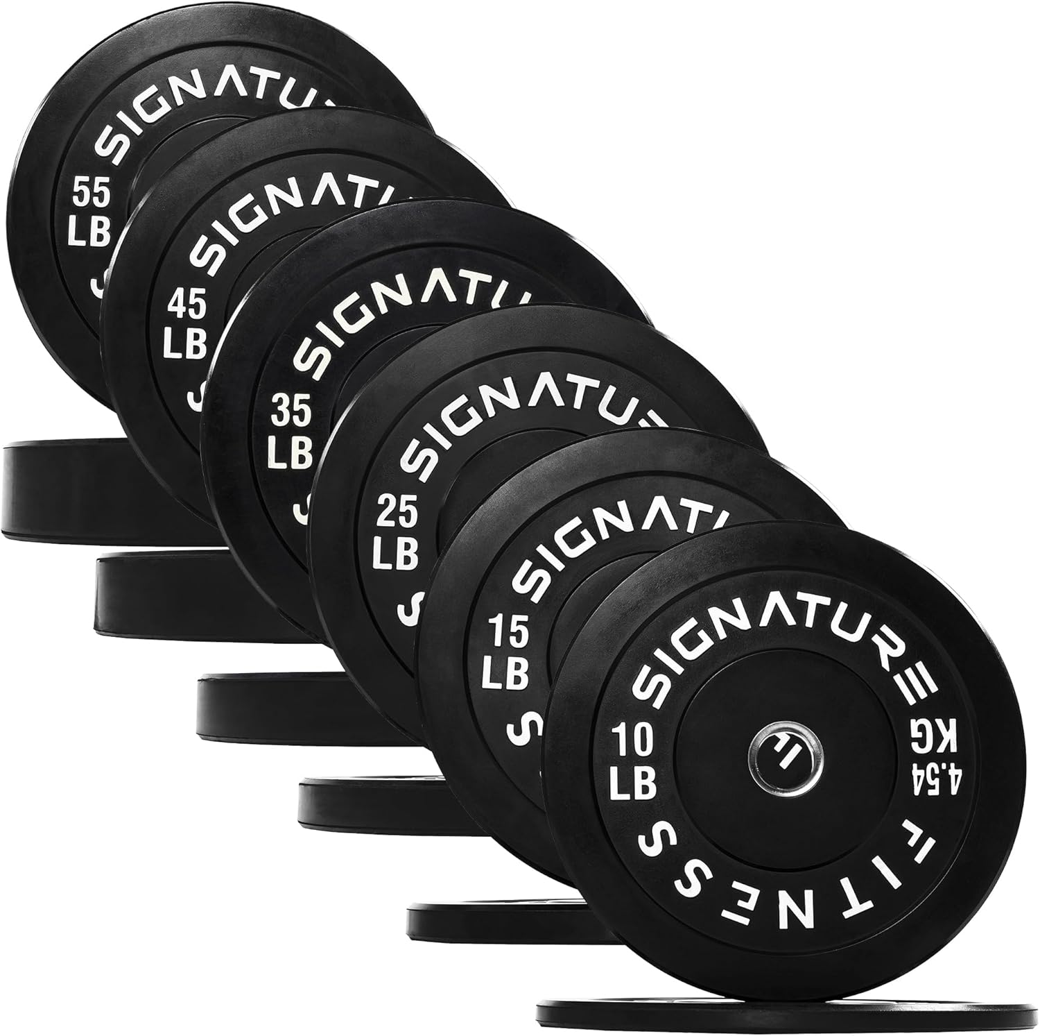 Olympic Bumper Plates Set for Strength Training & Weightlifting
