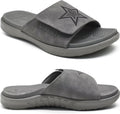 KuaiLu Mens Slides with Arch Support - Comfortable Sport Sandals Men's