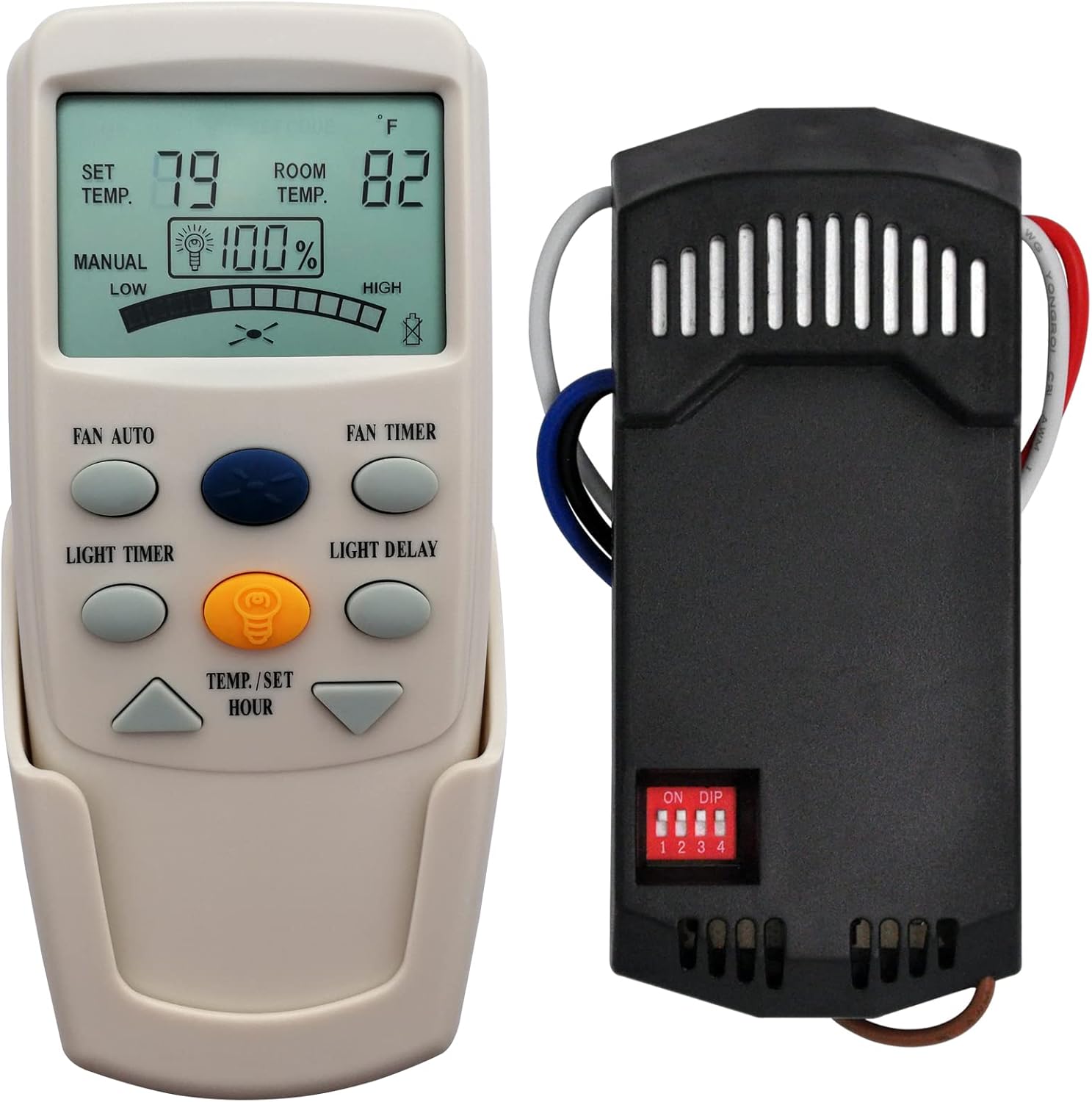 FAN-9T Thermostatic Ceiling Fan Light Remote Control Kit Review