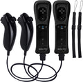 Motion Plus Wii Controllers 2 Pack with Nunchucks - Dual Pack