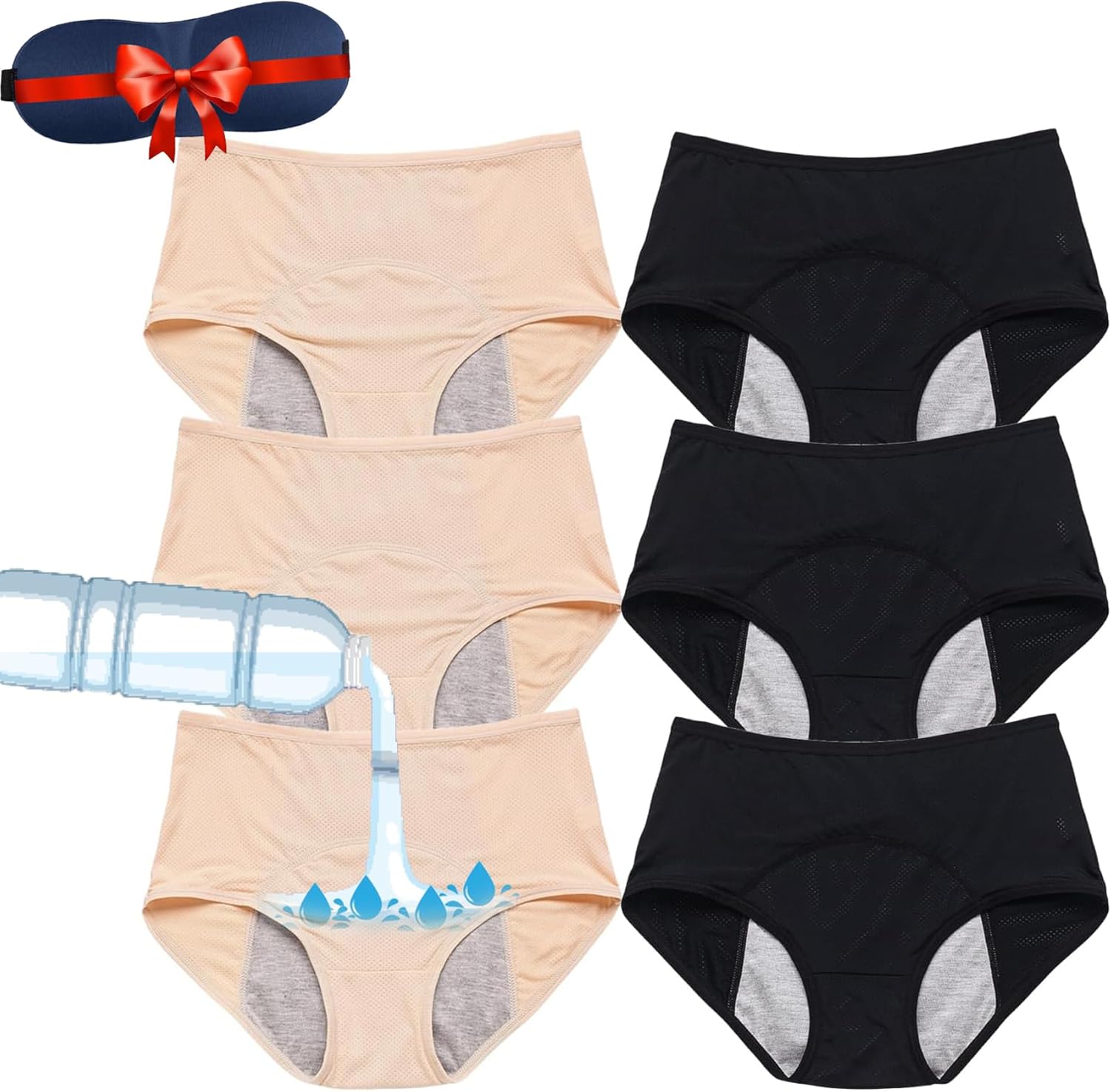 Forever Dry Leakproof Panties for Women Over 60 with Incontinence