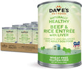 Dave's Pet Food Wet Dog Food - Beef & Rice Canned Topper
