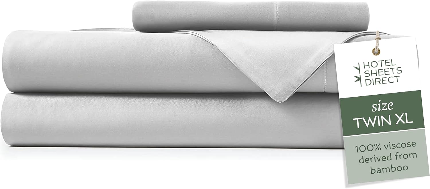Twin XL Bamboo Bed Sheet Set for Luxurious Comfort and Style