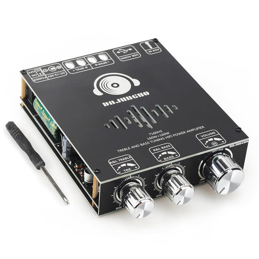 UwayKey T160HS Bluetooth Amp Board - 2x160W Stereo with Treble/Bass Control