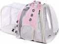 Dual Expansion Pet Backpack Carrier for Large Cats and Small Puppies