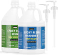 2 Gallon Crystal Clear Resin Kit for Coating & Casting - Fast Cure